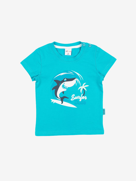 Picture of YF1153 BOYS COTTON T-SHIRT (SHARK)